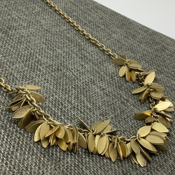 J. Crew Leaf Cut Out Necklace - Picture 8 of 8